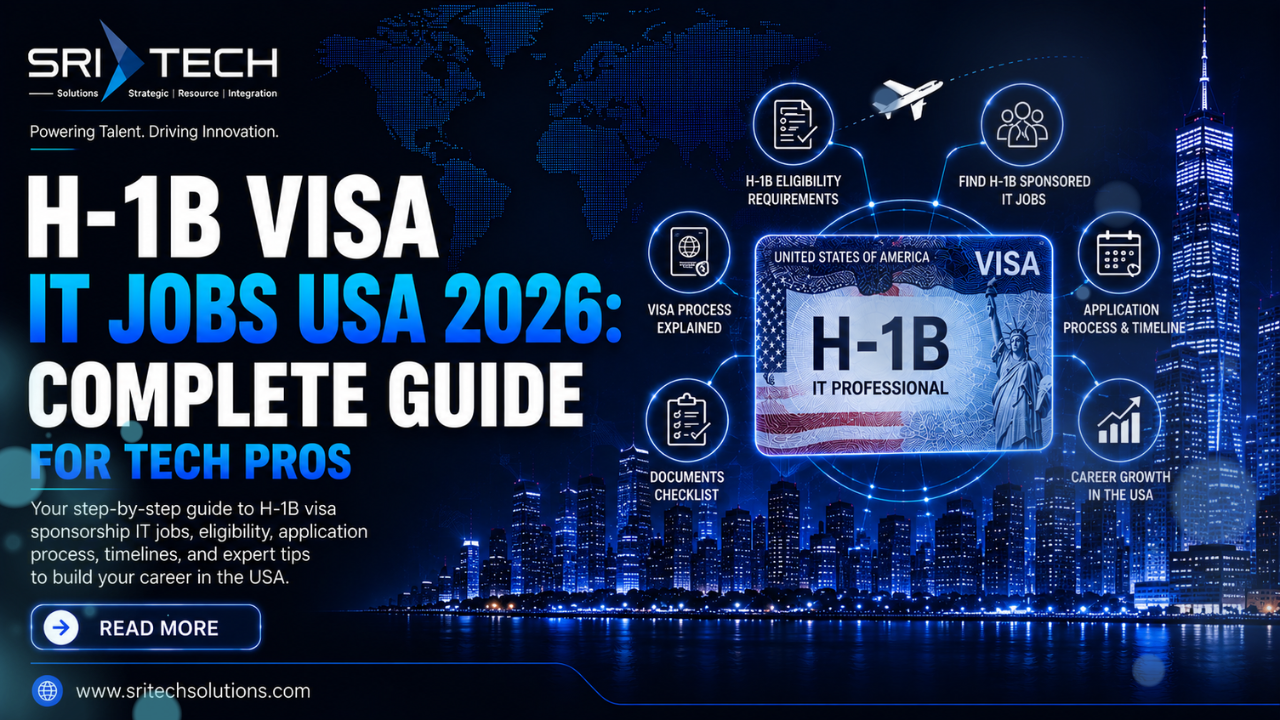 Indian IT professional reviewing H-1B visa IT job opportunities in the USA in 2026