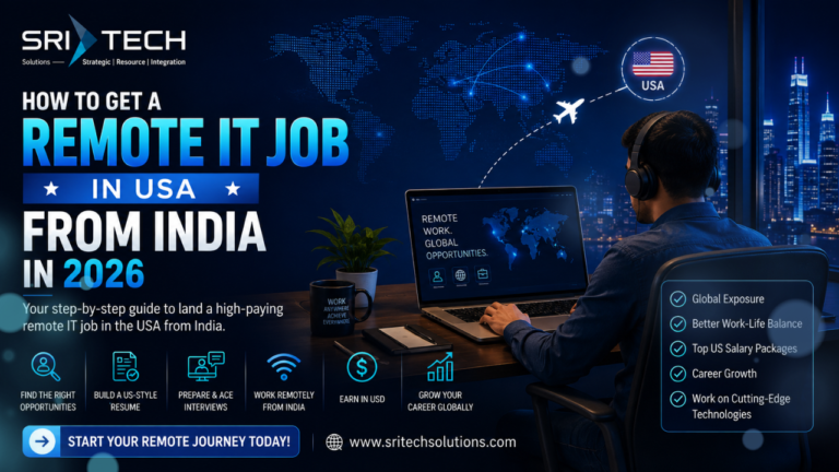 How to Get a Remote IT Job in USA from India in 2026 - SRI Tech ...
