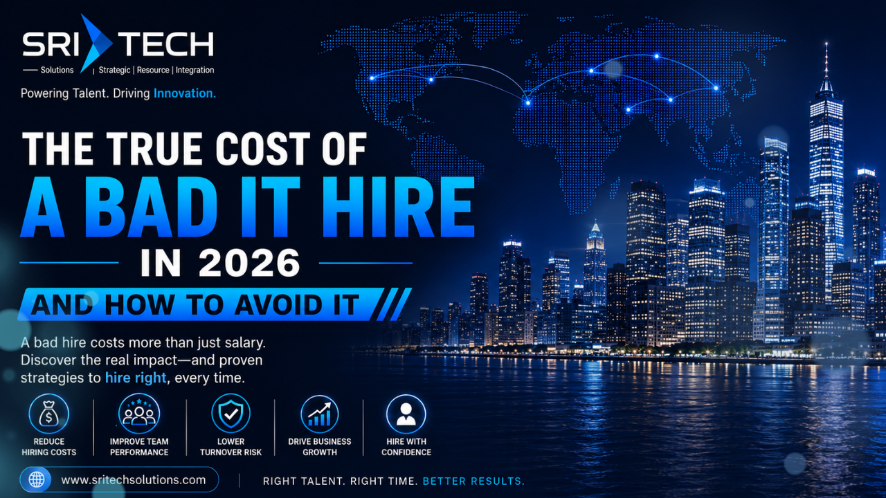 Hiring manager calculating the true cost of a bad IT hire for a US technology team in 2026